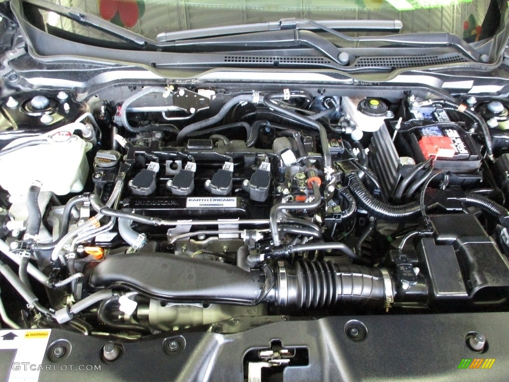 2020 Civic EX Sedan - Crystal Black Pearl / Black photo #13