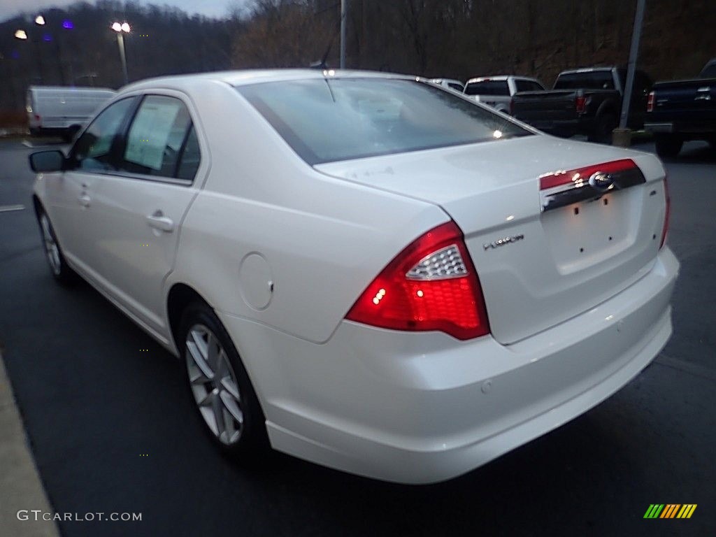 2012 Fusion SEL - White Platinum Tri-Coat / Charcoal Black photo #4