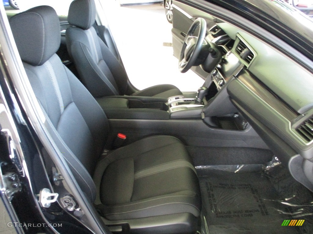 2020 Civic EX Sedan - Crystal Black Pearl / Black photo #16