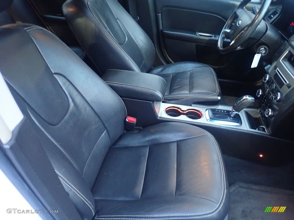2012 Fusion SEL - White Platinum Tri-Coat / Charcoal Black photo #10