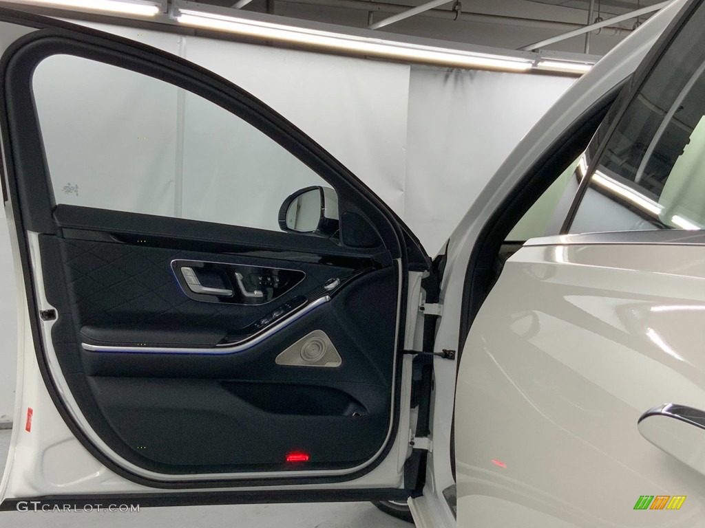 2021 S 580 4Matic Sedan - designo Diamond White Metallic / Black photo #20