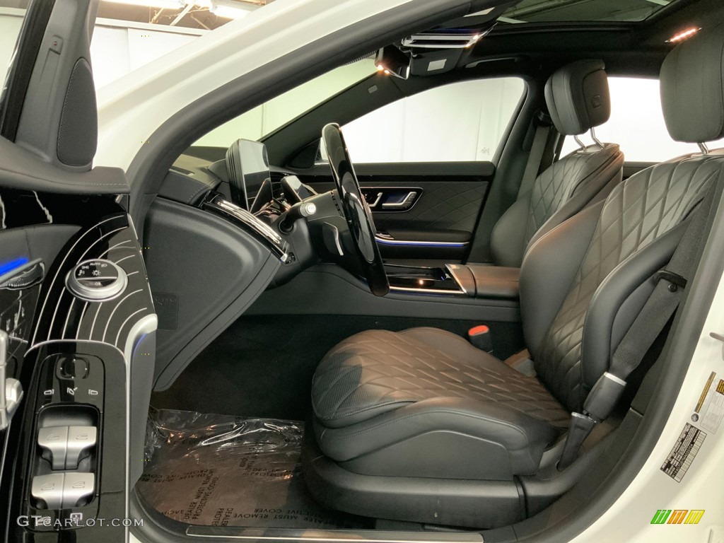 2021 S 580 4Matic Sedan - designo Diamond White Metallic / Black photo #21