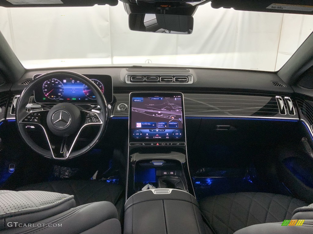 2021 S 580 4Matic Sedan - designo Diamond White Metallic / Black photo #23