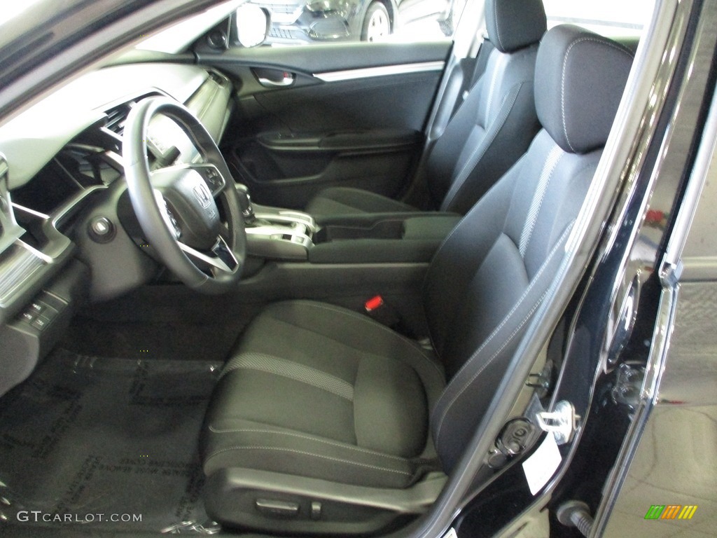 2020 Civic EX Sedan - Crystal Black Pearl / Black photo #27