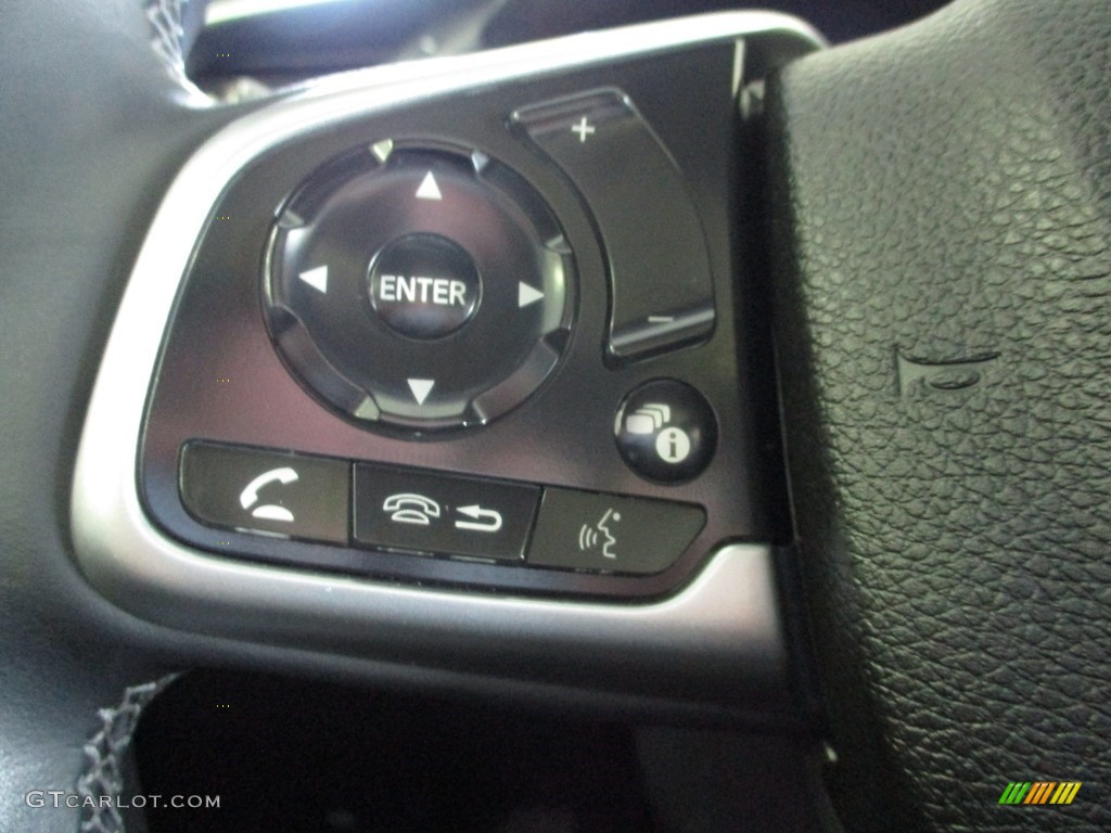 2020 Civic EX Sedan - Crystal Black Pearl / Black photo #31