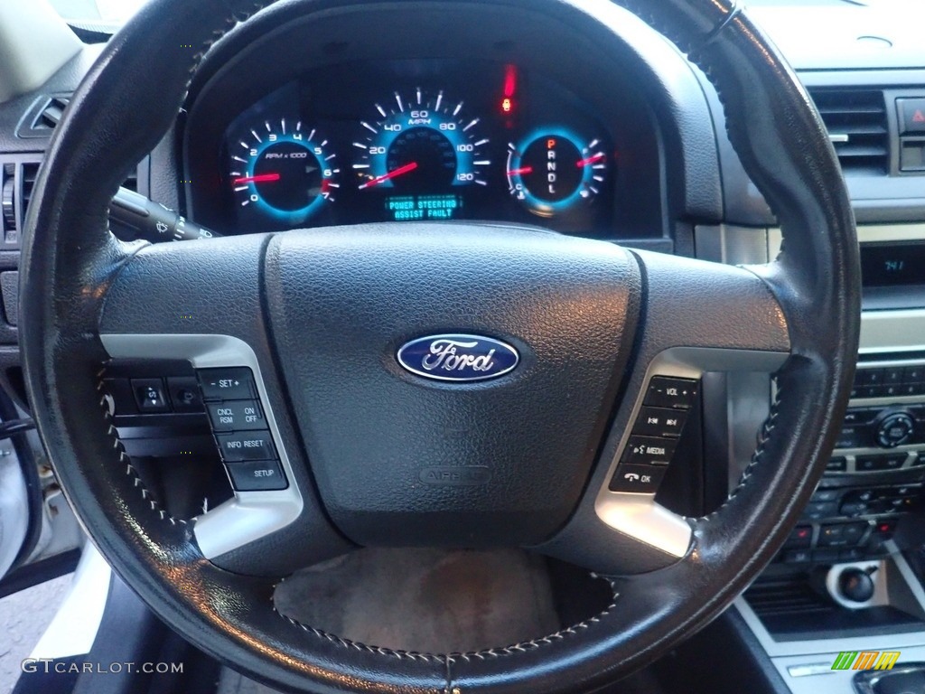 2012 Fusion SEL - White Platinum Tri-Coat / Charcoal Black photo #24