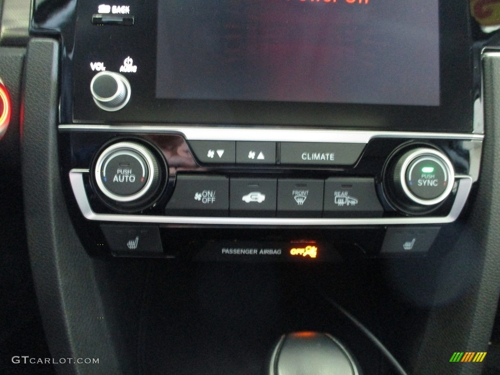 2020 Civic EX Sedan - Crystal Black Pearl / Black photo #35