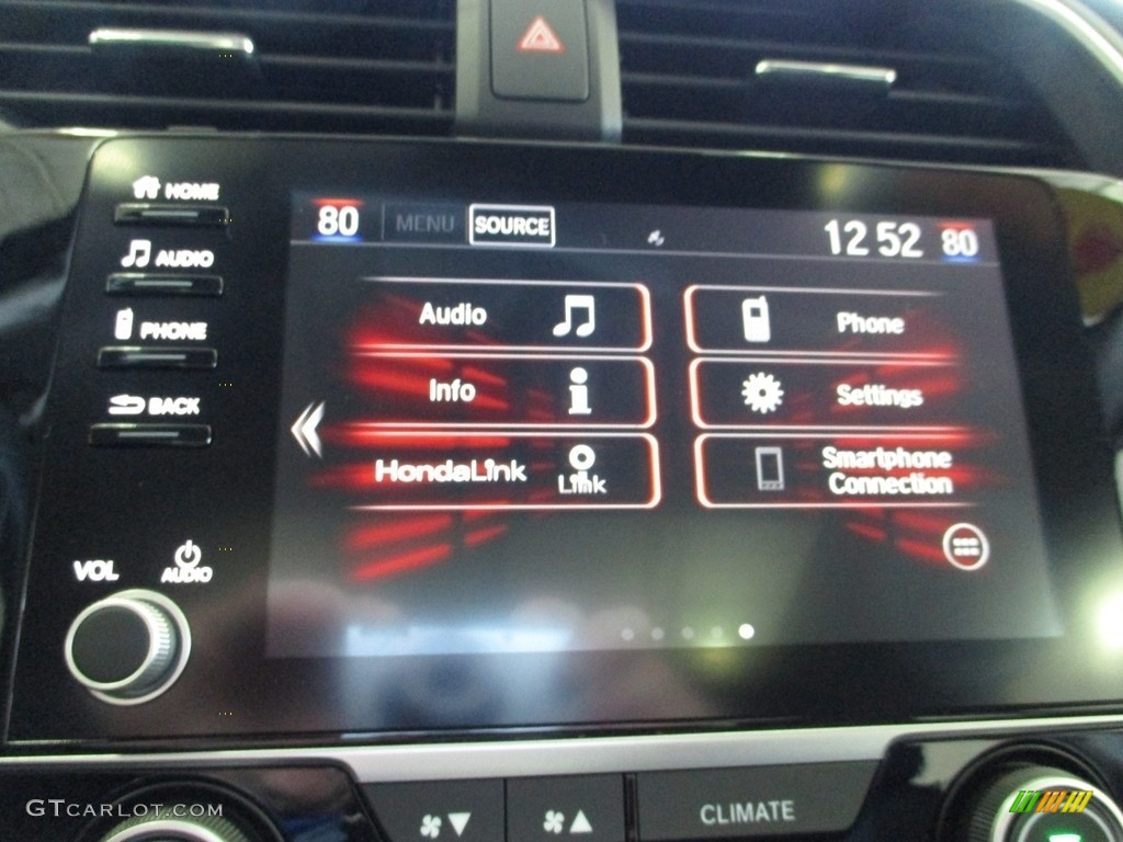 2020 Civic EX Sedan - Crystal Black Pearl / Black photo #36