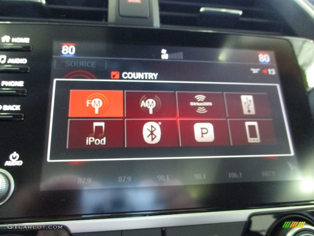 2020 Civic EX Sedan - Crystal Black Pearl / Black photo #37