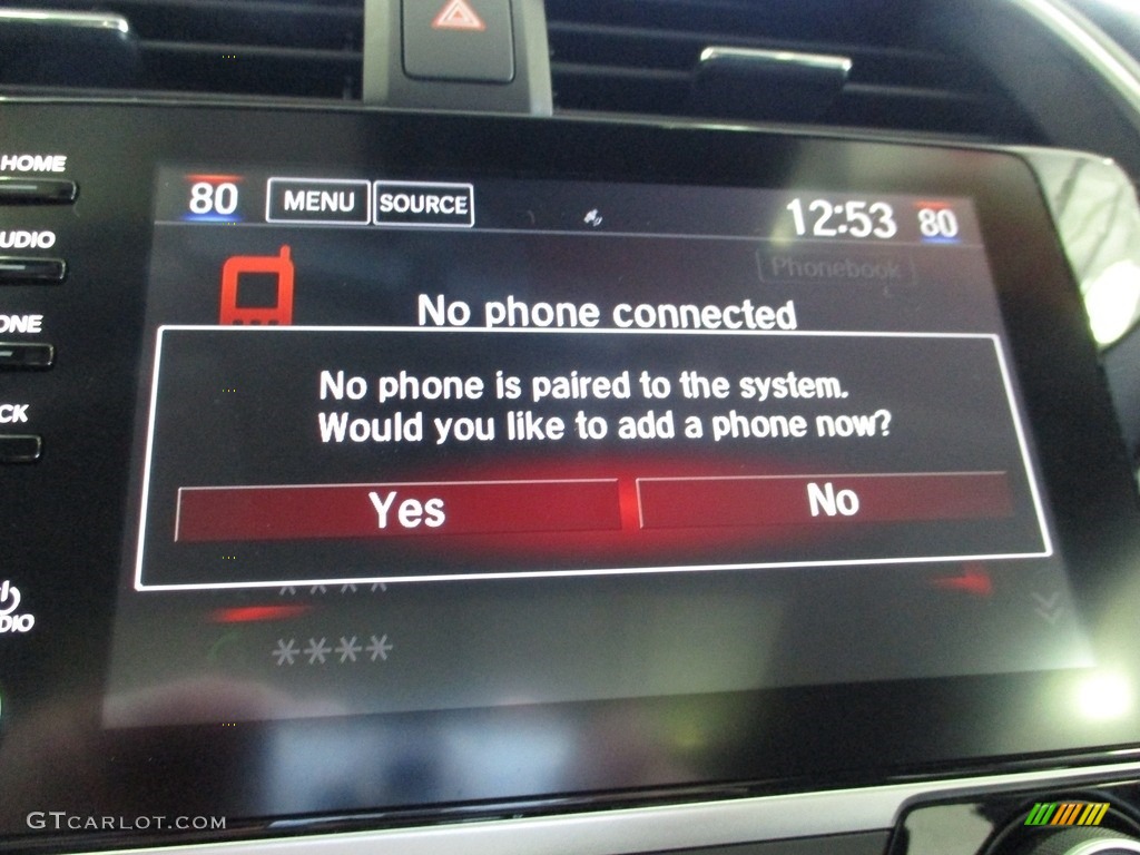 2020 Civic EX Sedan - Crystal Black Pearl / Black photo #38