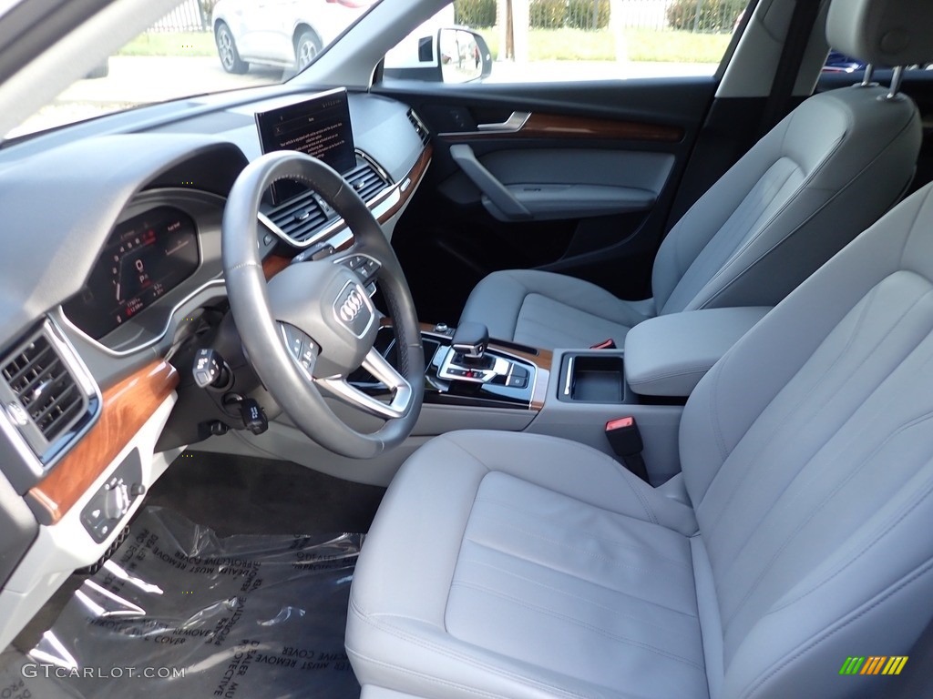 Rock Gray Interior 2022 Audi Q5 S Line Premium quattro Photo #145249878