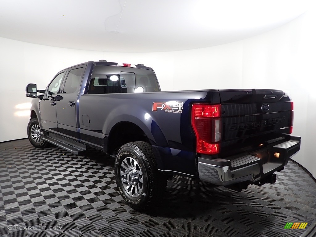 2022 F350 Super Duty Lariat Crew Cab 4x4 - Antimatter Blue / Black Onyx photo #8