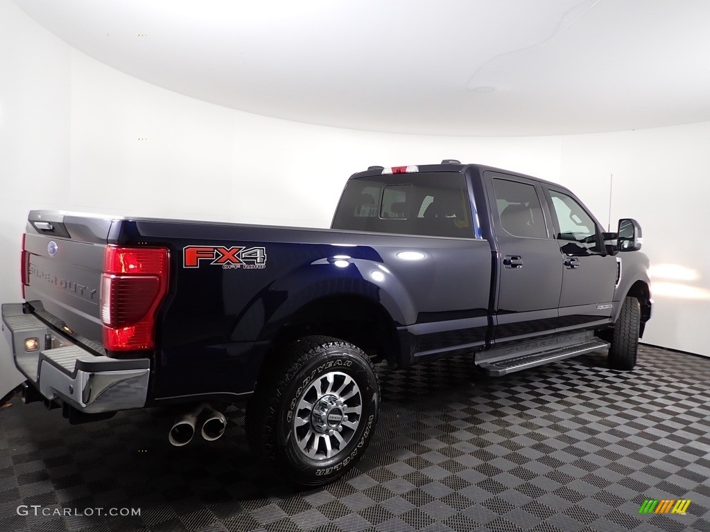 2022 F350 Super Duty Lariat Crew Cab 4x4 - Antimatter Blue / Black Onyx photo #11