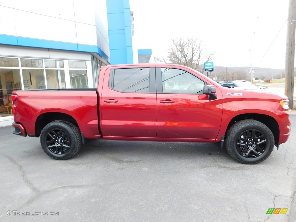 2023 Silverado 1500 RST Crew Cab 4x4 - Radiant Red Tintcoat / Jet Black photo #6
