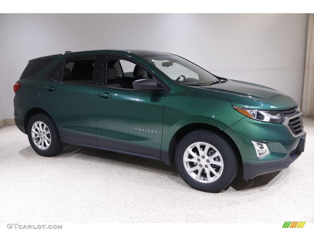 2019 Equinox LS AWD - Ivy Green Metallic / Medium Ash Gray photo #1