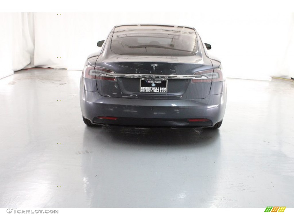 2019 Model S 75D - Midnight Silver Metallic / Black photo #4