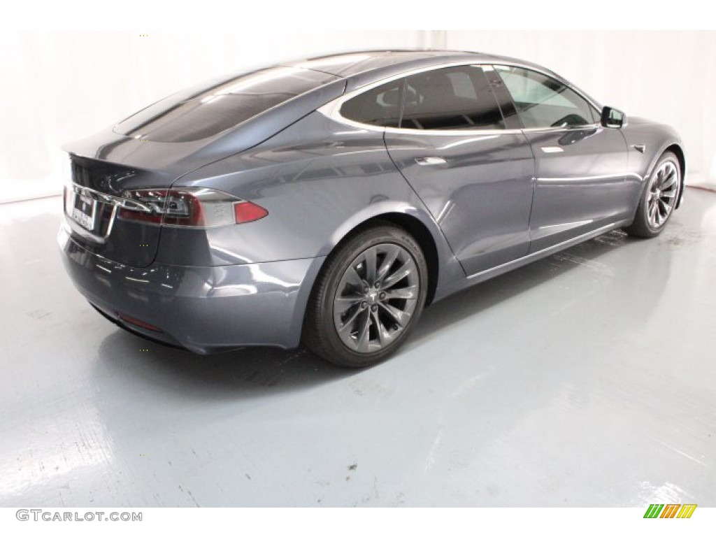 2019 Model S 75D - Midnight Silver Metallic / Black photo #5