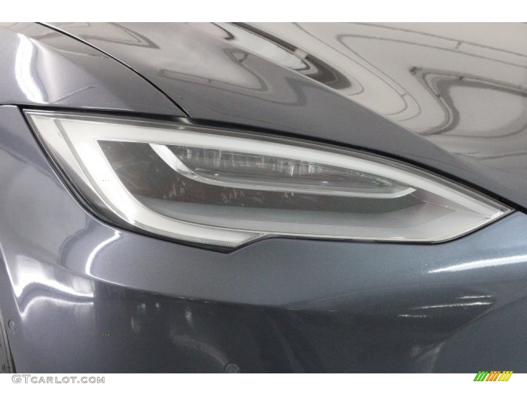 2019 Model S 75D - Midnight Silver Metallic / Black photo #32