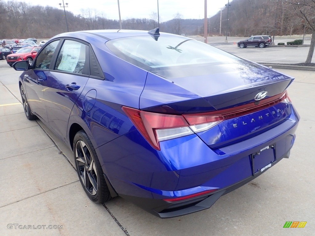 2023 Elantra SEL - Intense Blue / Medium Gray photo #5