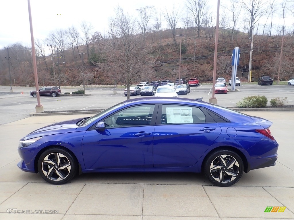 2023 Elantra SEL - Intense Blue / Medium Gray photo #6