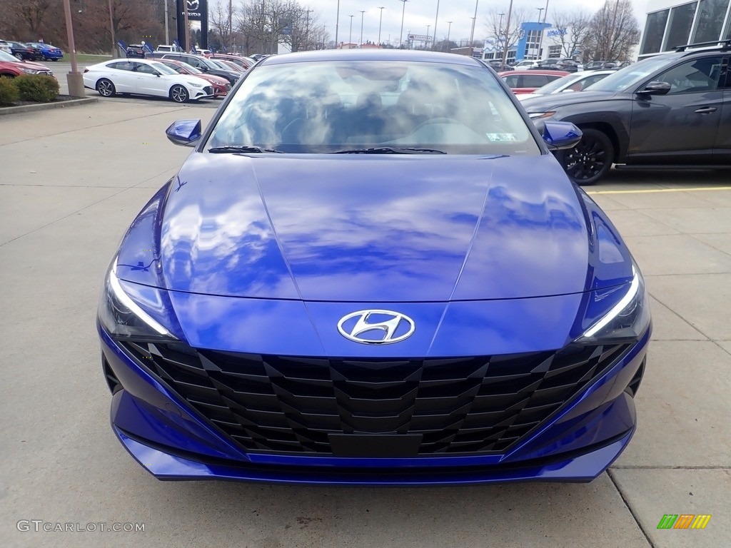 2023 Elantra SEL - Intense Blue / Medium Gray photo #8