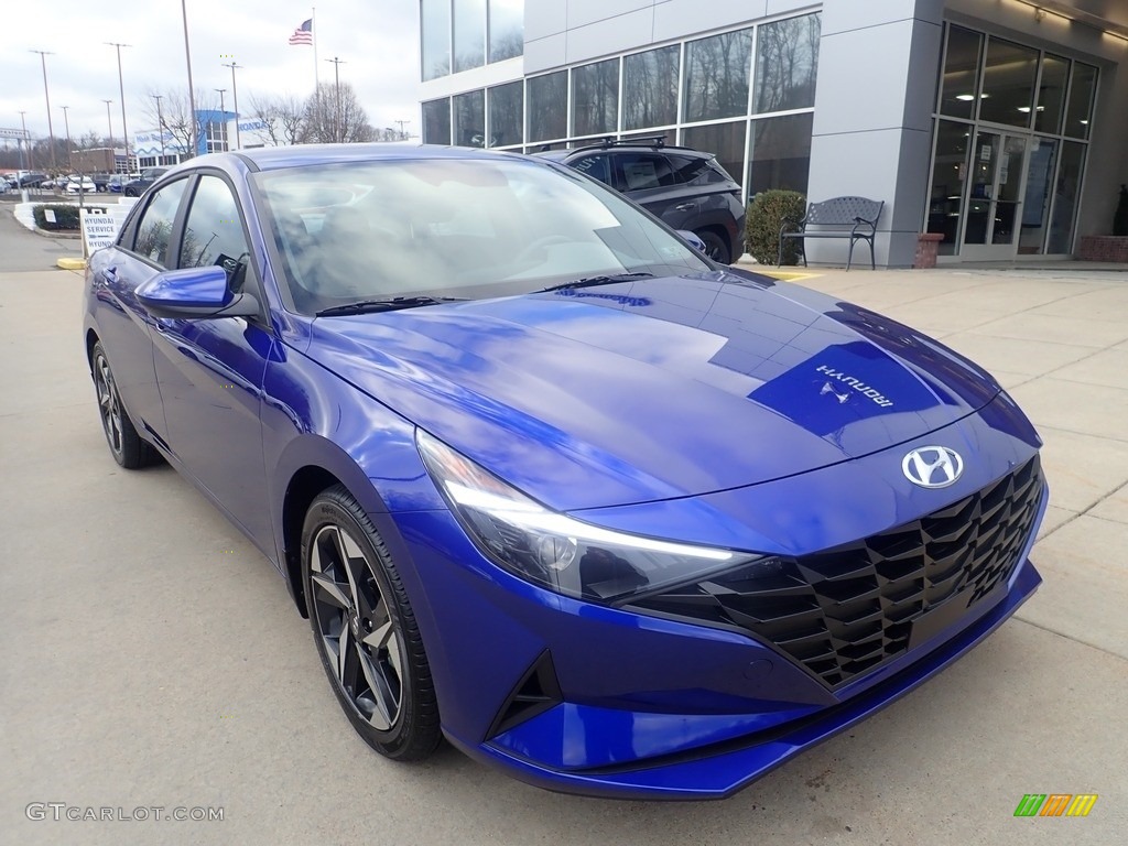 2023 Elantra SEL - Intense Blue / Medium Gray photo #9