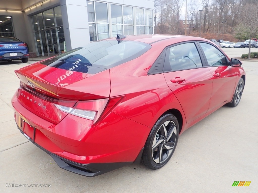 2023 Elantra SEL - Scarlet Red Pearl / Black photo #2