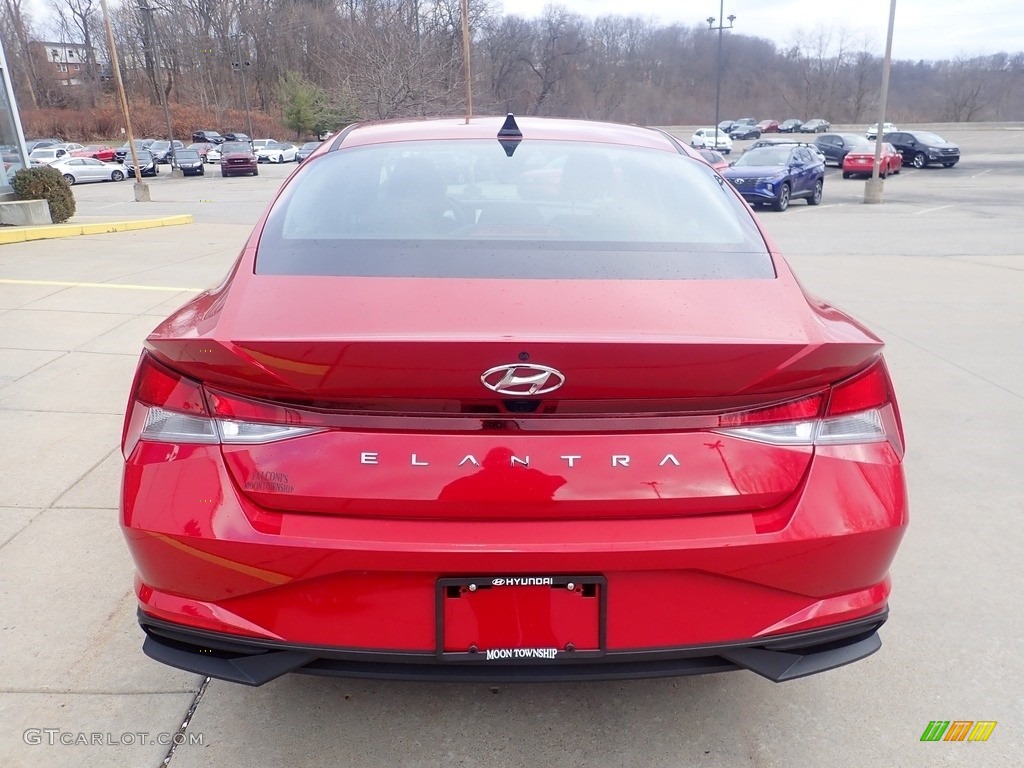 2023 Elantra SEL - Scarlet Red Pearl / Black photo #3