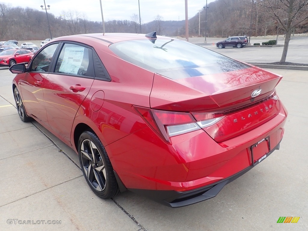 2023 Elantra SEL - Scarlet Red Pearl / Black photo #5