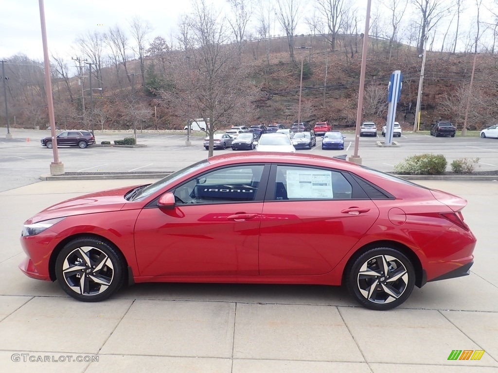 2023 Elantra SEL - Scarlet Red Pearl / Black photo #6