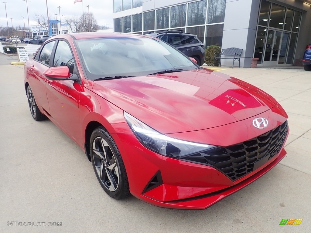 Scarlet Red Pearl 2023 Hyundai Elantra SEL Exterior Photo #145253061