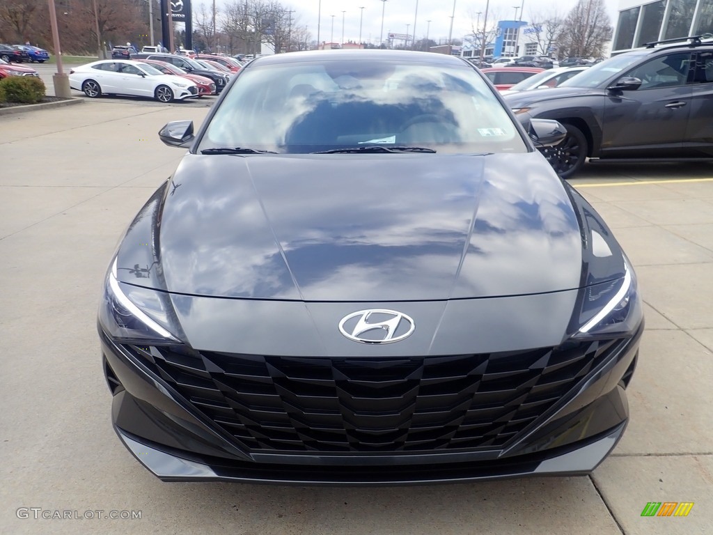 2023 Elantra SEL - Portofino Gray / Black photo #8
