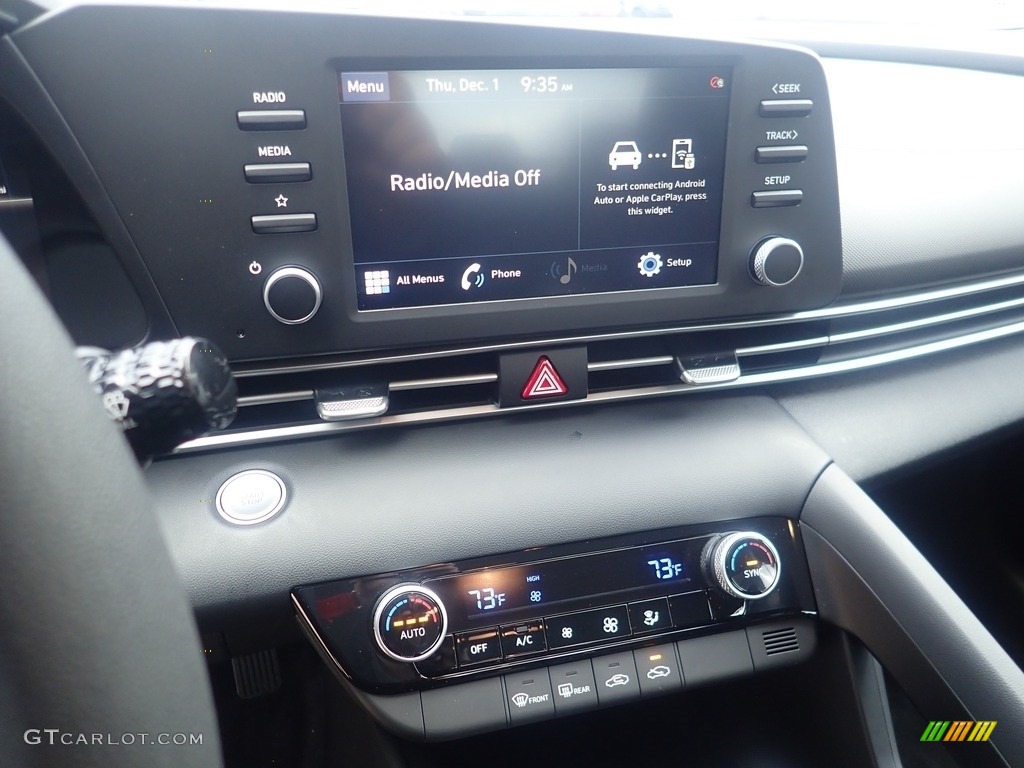 2023 Elantra SEL - Portofino Gray / Black photo #17