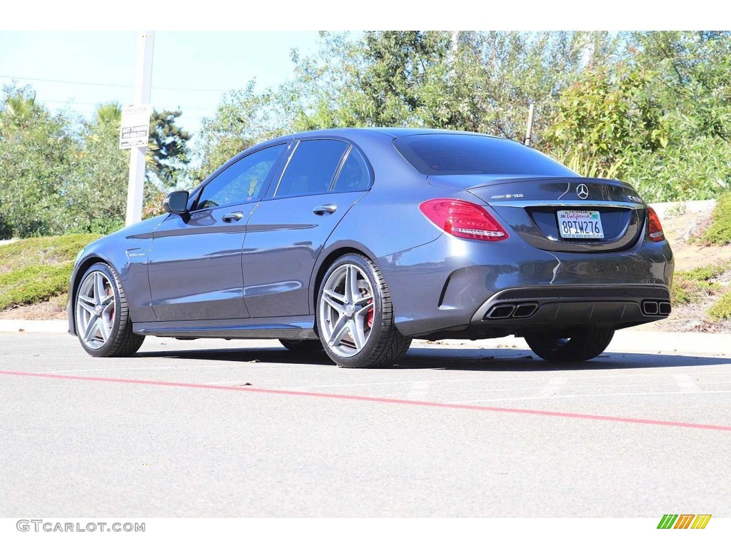 2016 C 63 AMG Sedan - Steel Grey Metallic / Black photo #8
