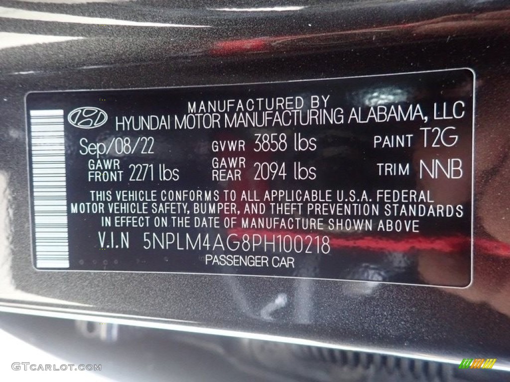 2023 Elantra SEL - Portofino Gray / Black photo #18