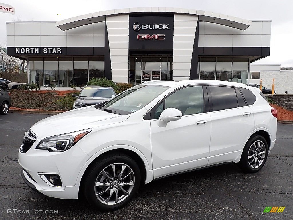 2020 Envision Essence AWD - Summit White / Light Neutral photo #1