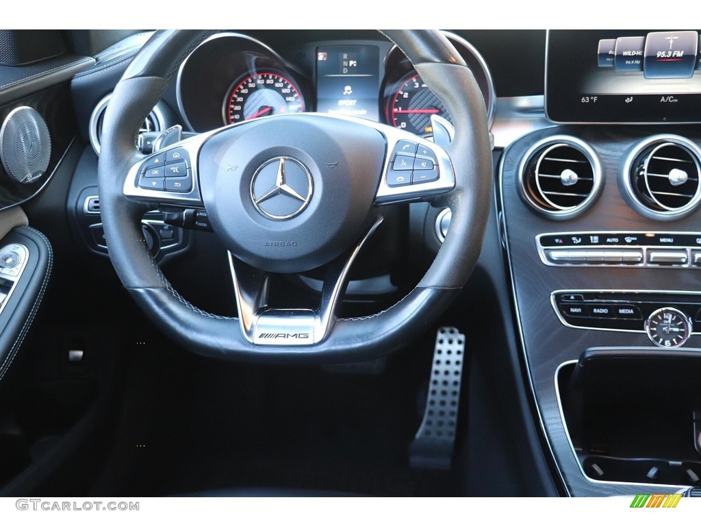 2016 C 63 AMG Sedan - Steel Grey Metallic / Black photo #15