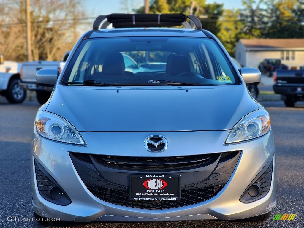 2012 MAZDA5 Sport - Liquid Silver Metallic / Black photo #3