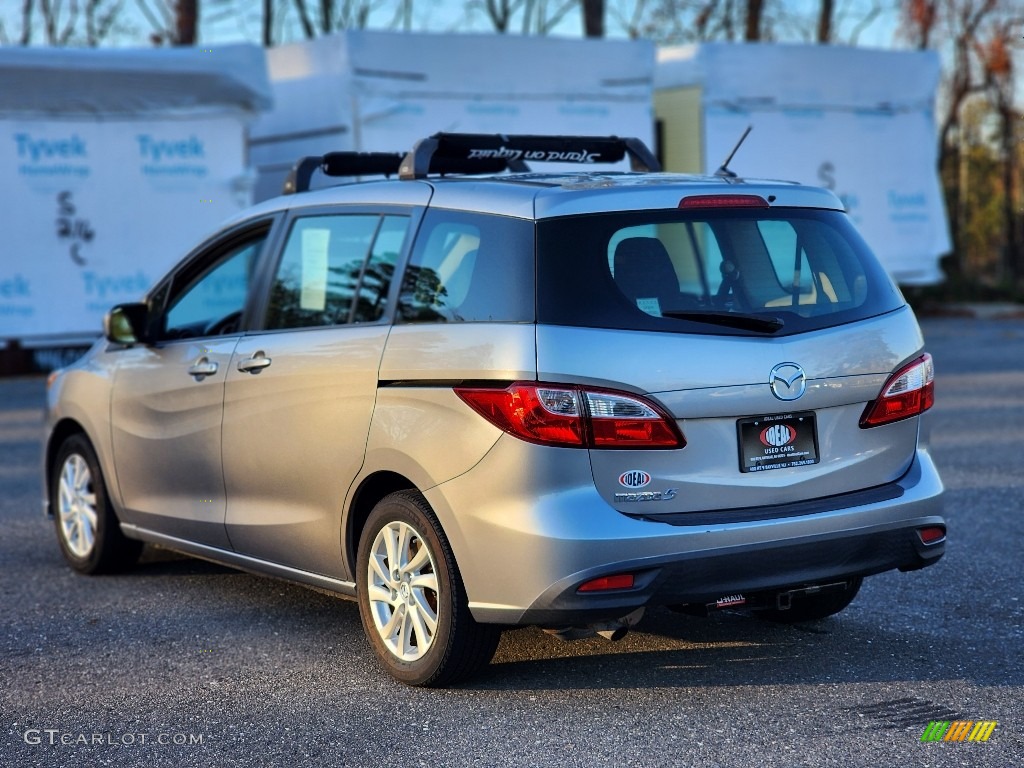 2012 MAZDA5 Sport - Liquid Silver Metallic / Black photo #4