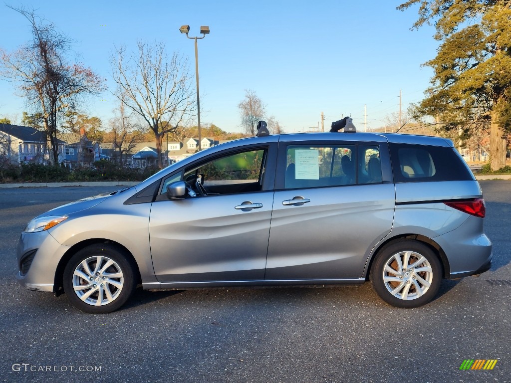 2012 MAZDA5 Sport - Liquid Silver Metallic / Black photo #5