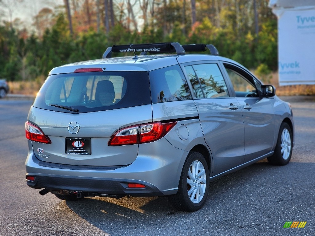 2012 MAZDA5 Sport - Liquid Silver Metallic / Black photo #7