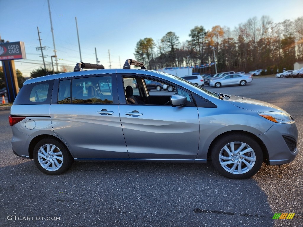 2012 MAZDA5 Sport - Liquid Silver Metallic / Black photo #8