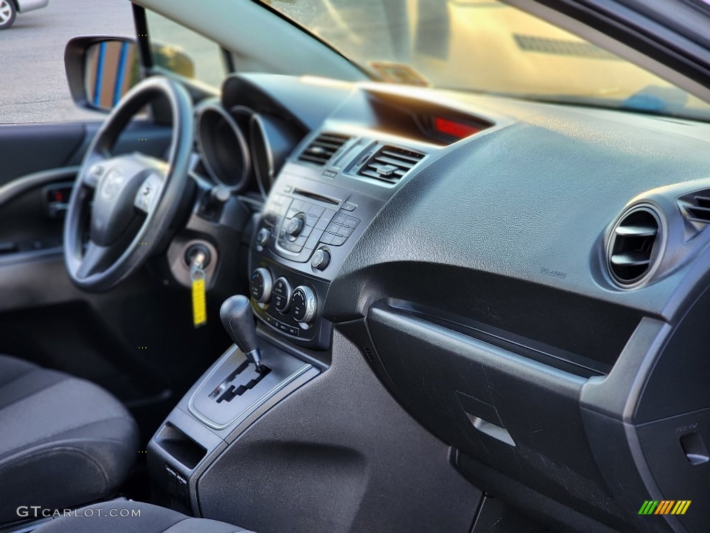 2012 MAZDA5 Sport - Liquid Silver Metallic / Black photo #11