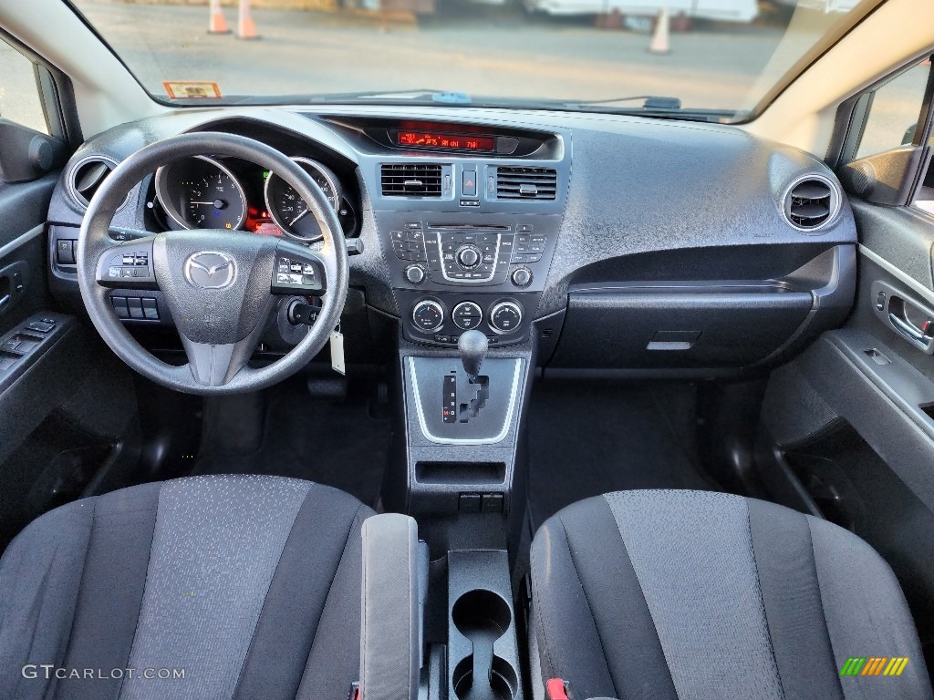 2012 MAZDA5 Sport - Liquid Silver Metallic / Black photo #15