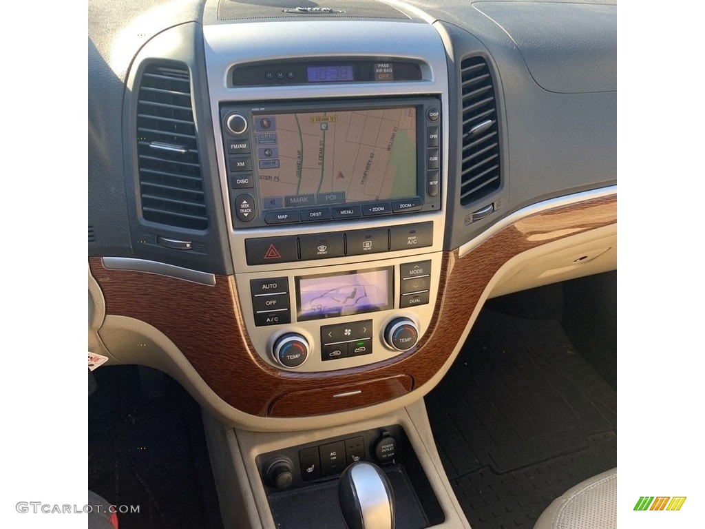 2008 Santa Fe Limited 4WD - Dark Cherry Red / Beige photo #13