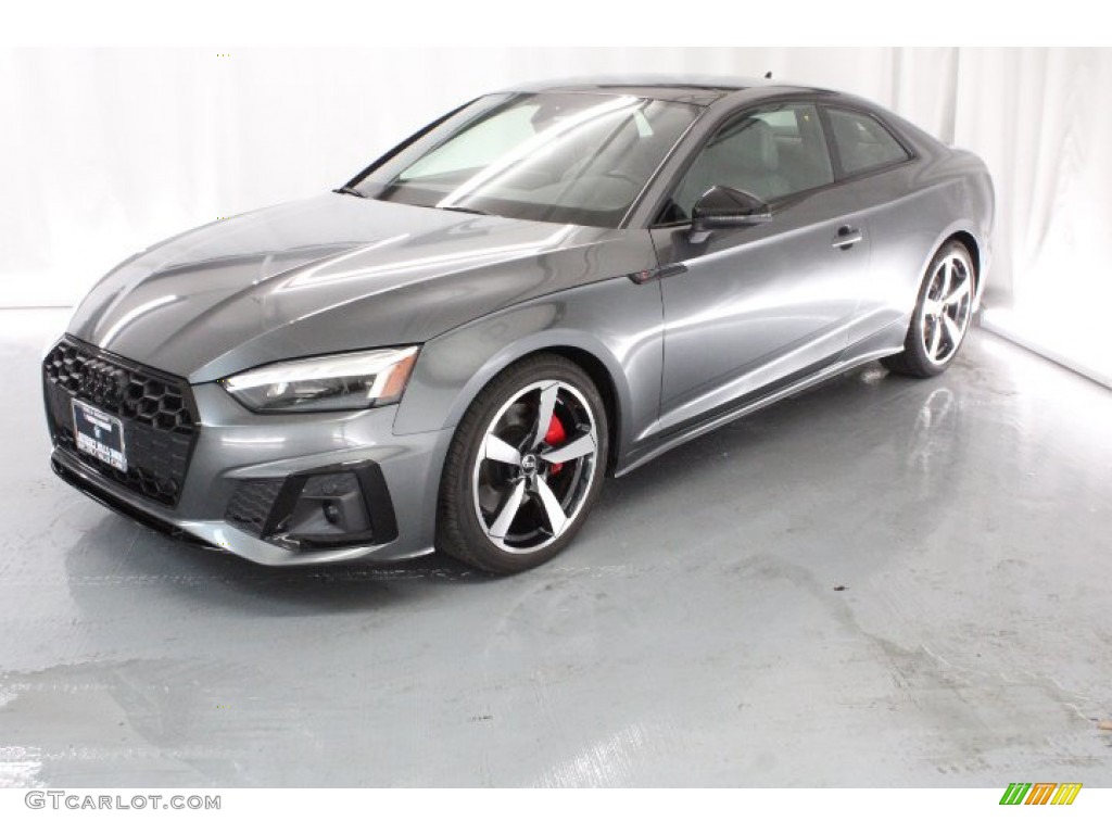 2022 A5 S Line Premium quattro Coupe - Daytona Gray Pearl / Rock Gray photo #3