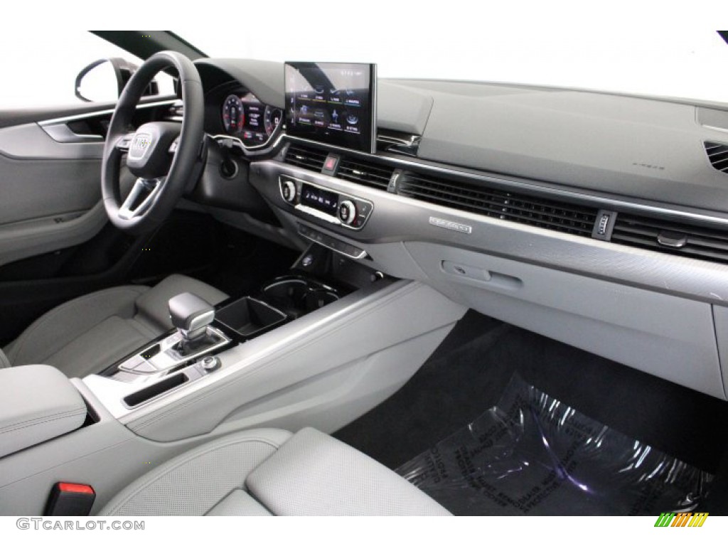 2022 Audi A5 S Line Premium quattro Coupe Rock Gray Dashboard Photo #145257495