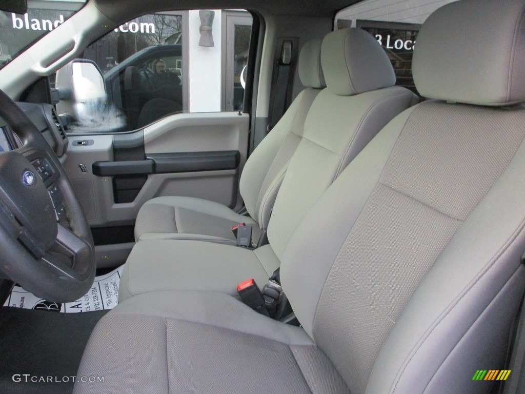 Medium Earth Gray Interior 2021 Ford F350 Super Duty XL Regular Cab 4x4 Photo #145257589