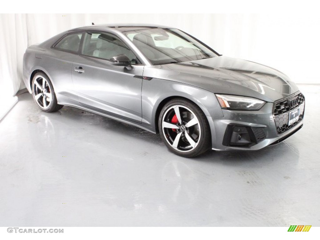 Daytona Gray Pearl 2022 Audi A5 S Line Premium quattro Coupe Exterior Photo #145257597