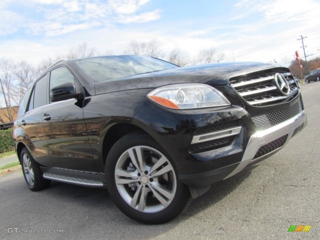 2015 ML 350 4Matic - Black / Almond Beige/Mocha photo #3